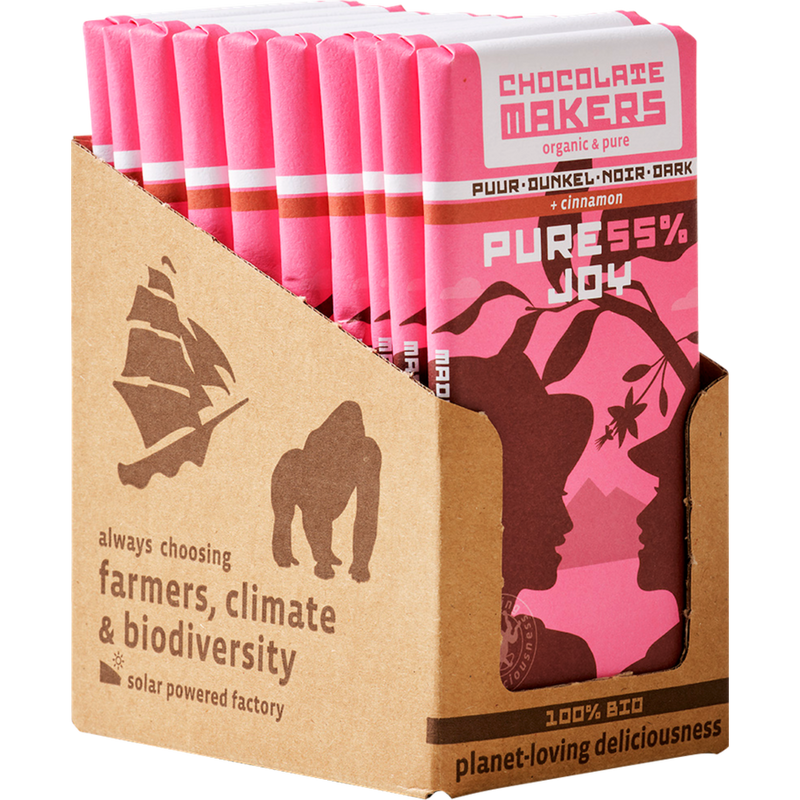 Bio Colombia Dark 55% Cinnamon (10 bars)