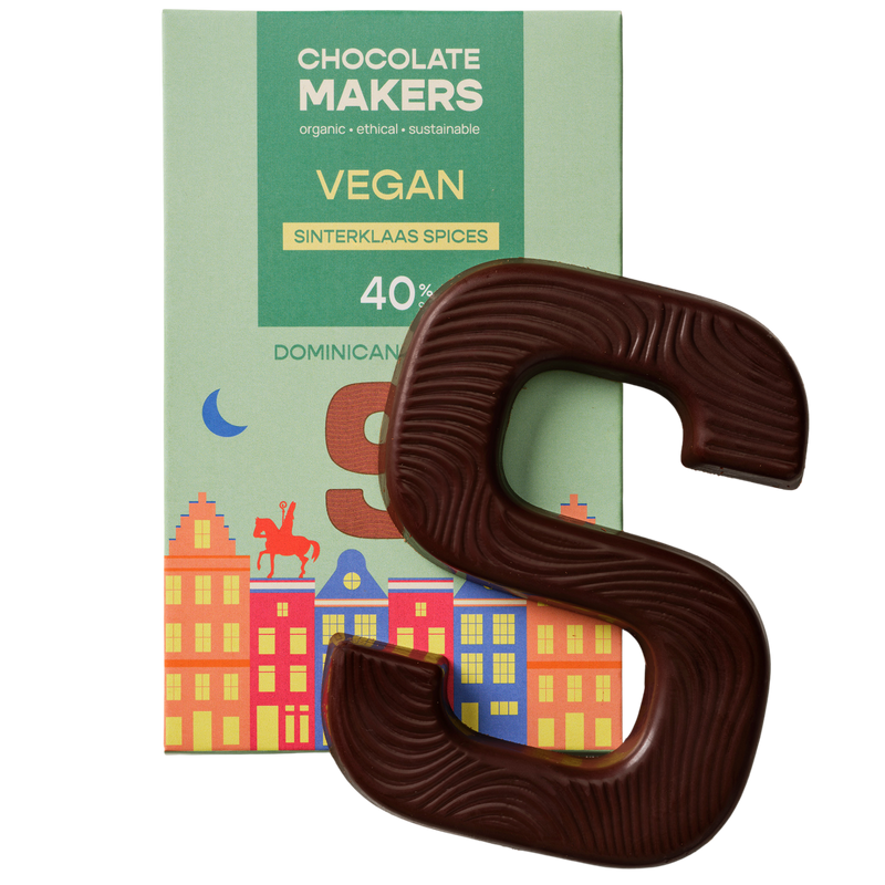 Sintletter 40% cacao | Vegan Chocolate with Sinterklaas Spices