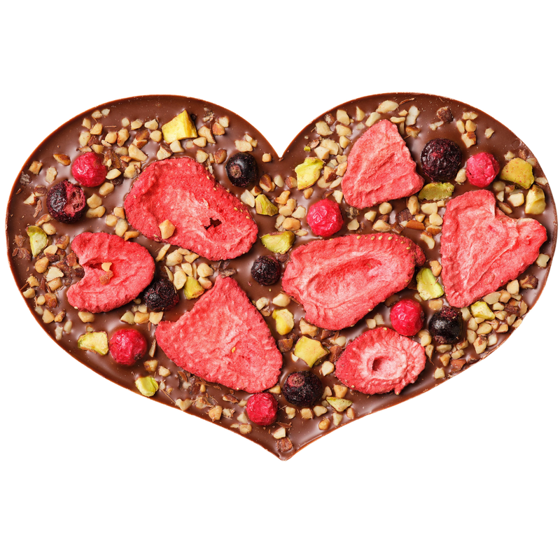 Chocolate Heart | Milk + Strawberries corporate gift