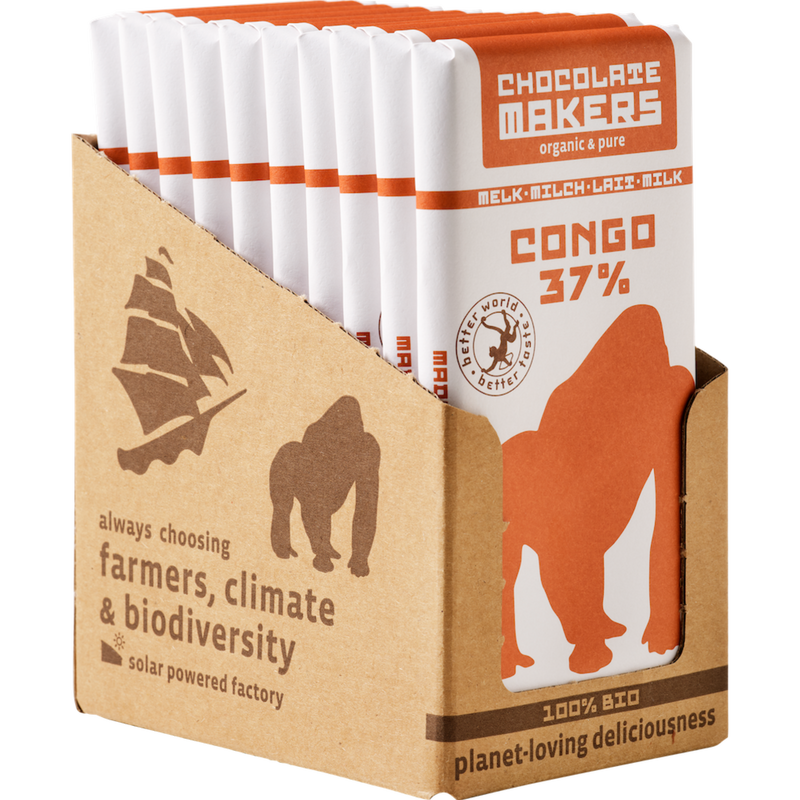 Bio Congo Milk 37% (10 bars)