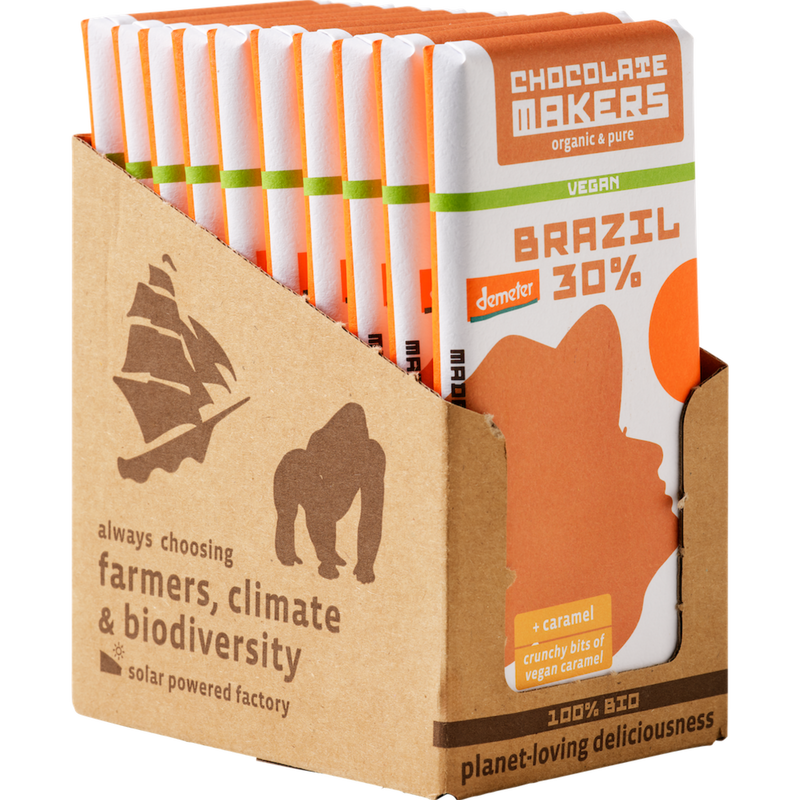 Bio Brazil Vegan 30% Caramel (10 pcs)