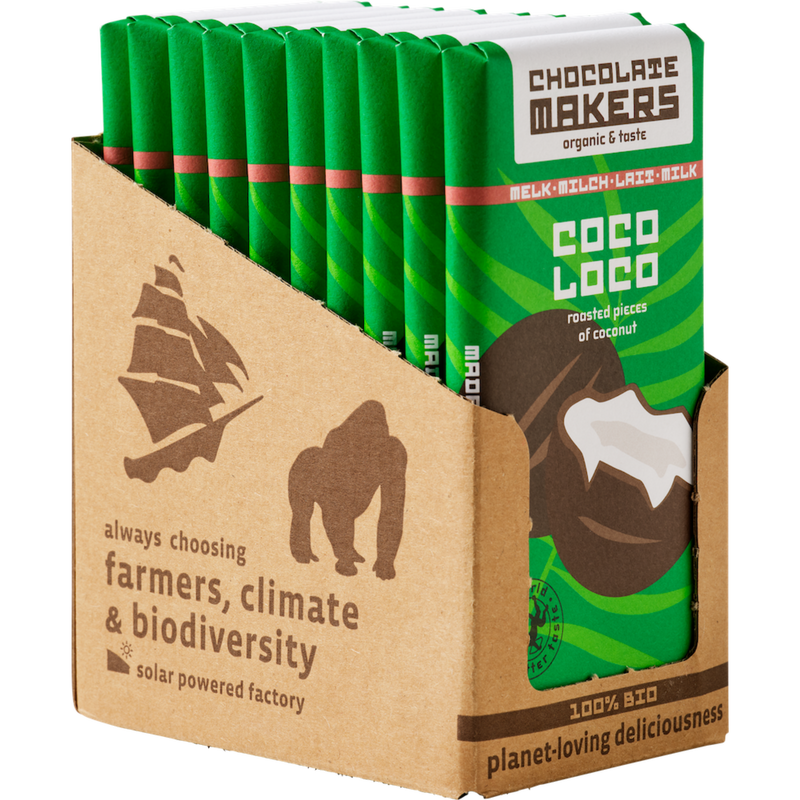 Bio Coco Loco Dark Milk - Roasted Coconut (10 pcs)