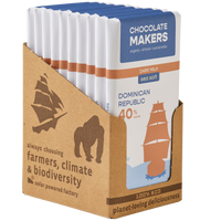 Bio Dom Rep Milk 40% Sea Salt (10 bars)