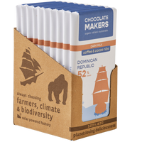 Bio Dom Rep Milk 52% Coffee&Cacao Nibs (10 bars)
