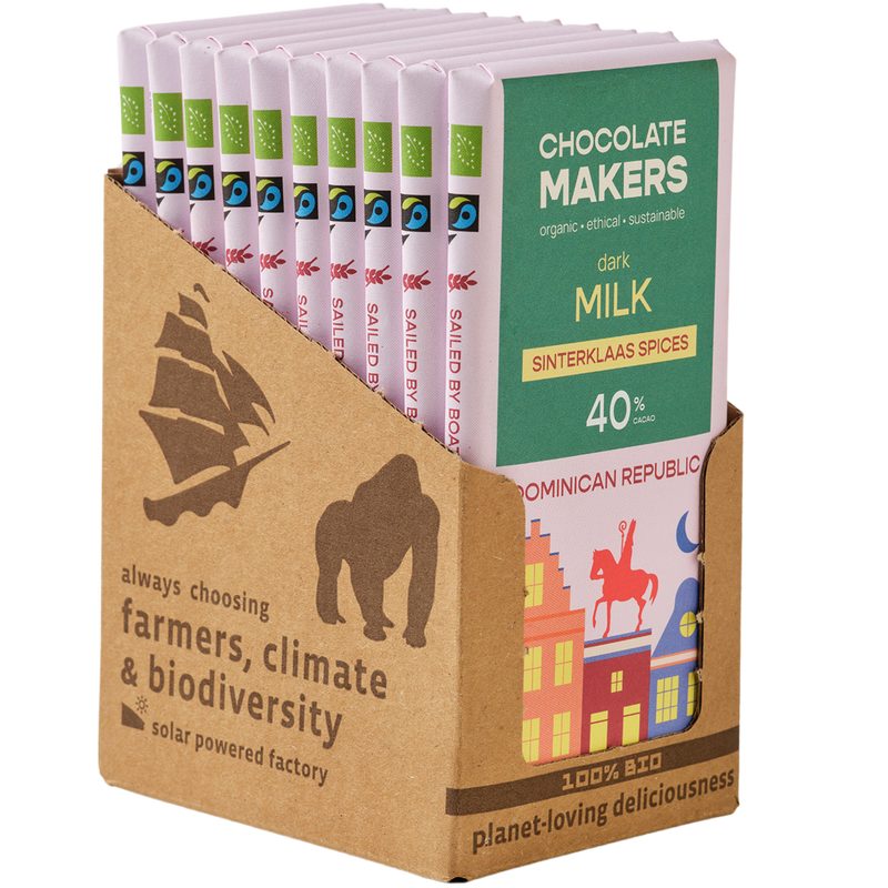 Bio Dom Rep Milk 40% Sinterklaas (10 bars)