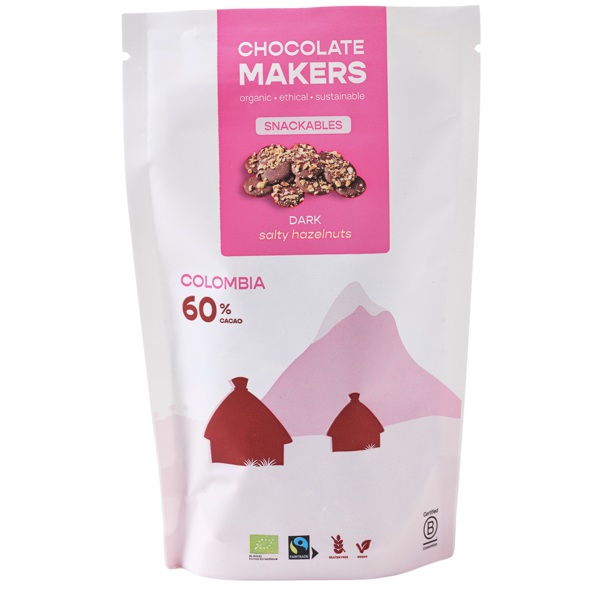 Colombia 60% cacao | Dark Chocolate with Hazelnuts