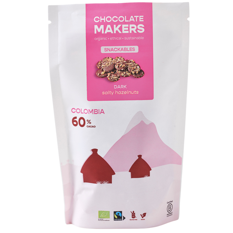 Colombia 60% cacao | Dark Chocolate with Hazelnuts