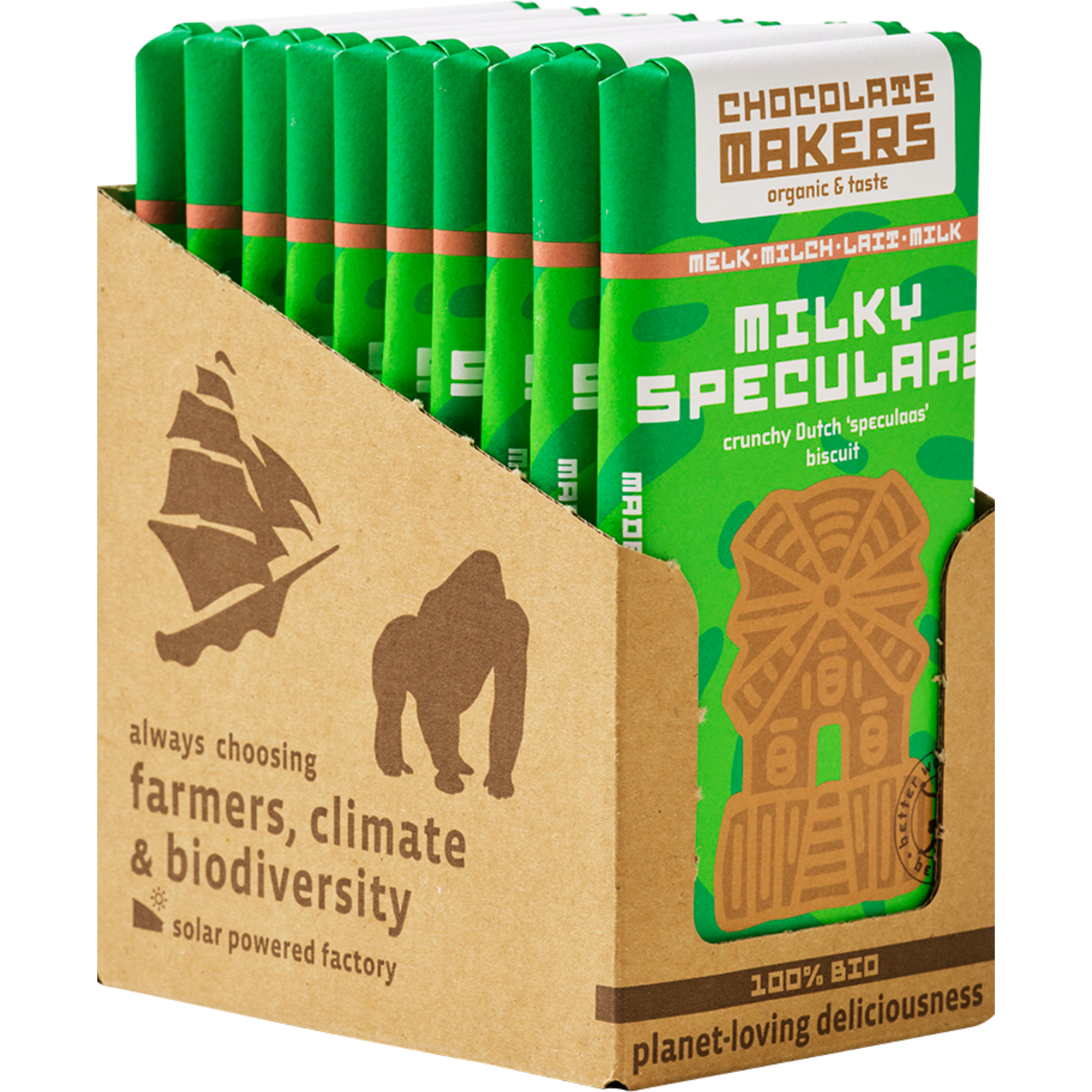 Bio Milky Speculoos Milk - Speculaas cookies (10 pcs)