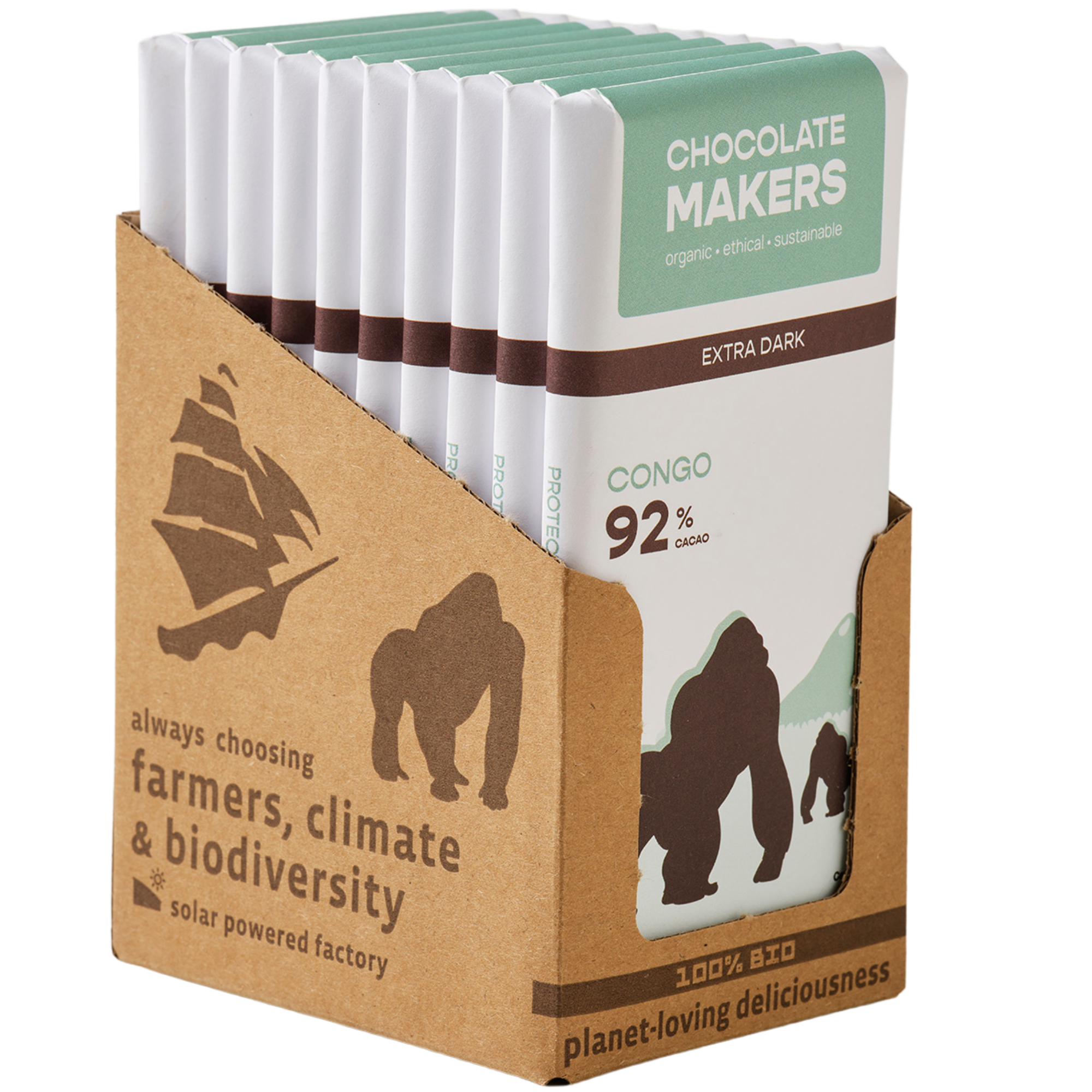 Bio Congo Dark 92% (10 bars)