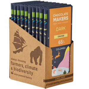 Bio Xmas Colombia Dark 65% Orange (10 bars)