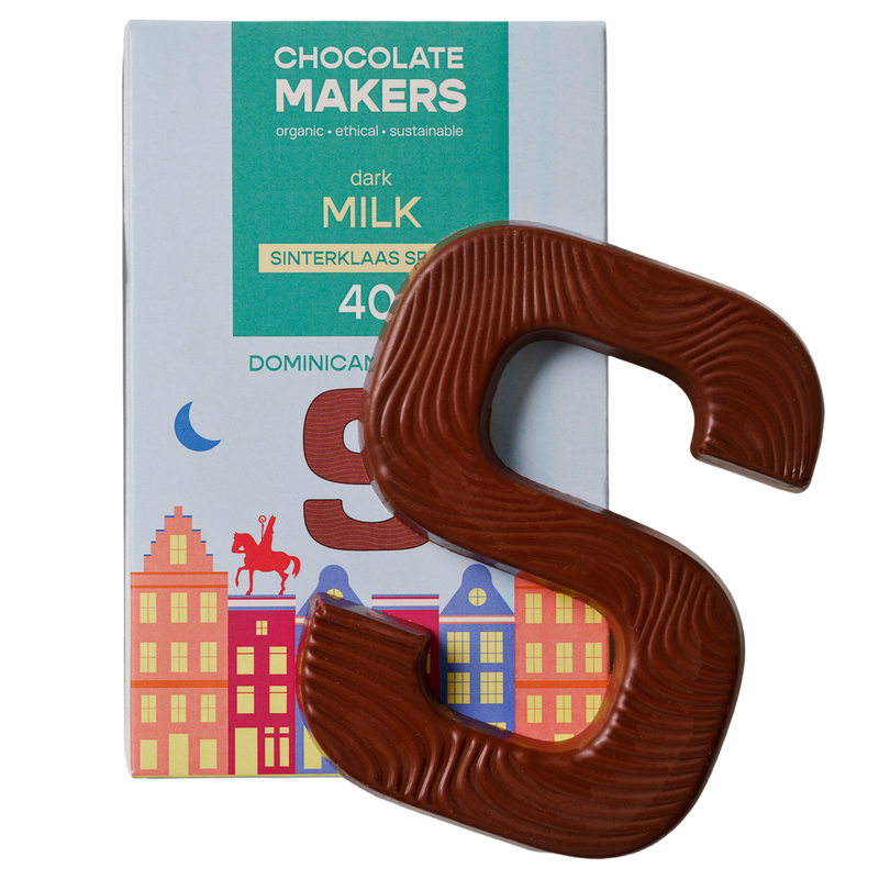Sintletter 40% cacao | Milk Chocolate with Sinterklaas Spices