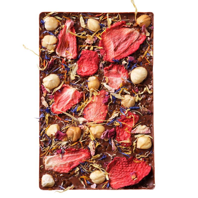 Premium Chocolate Bar | Milk + Flowers corporate gifting