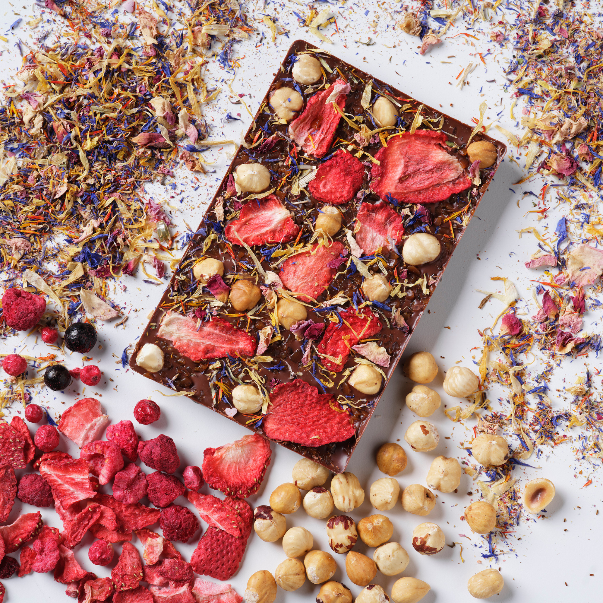 Premium Chocolate Bar | Milk + Flowers corporate gifting