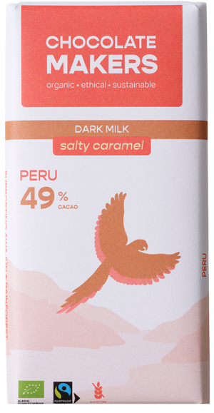 Peru 49% cacao | Milk Chocolate with Salty Caramel