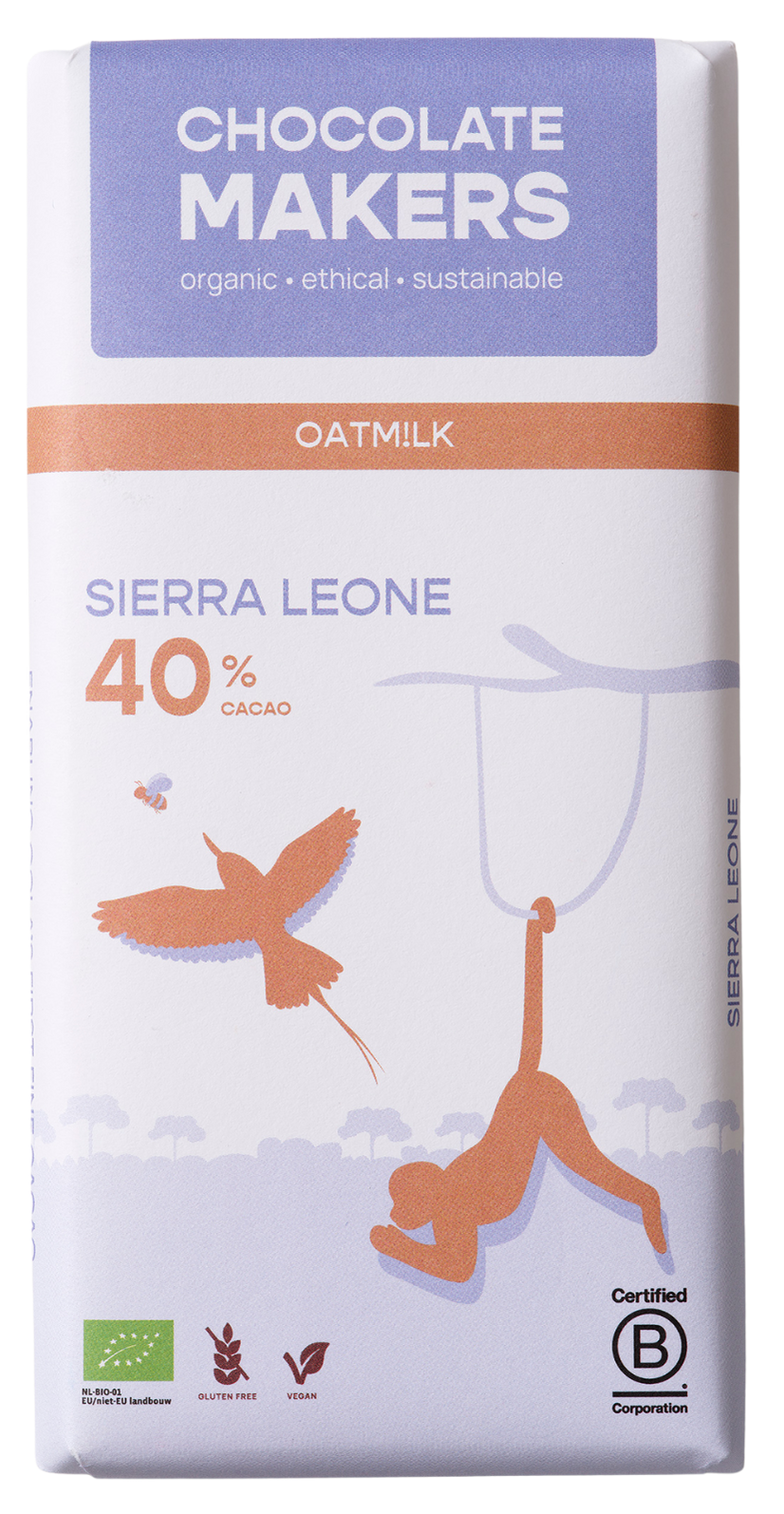 Sierra Leone 40% cacao | Veganistische chocolade