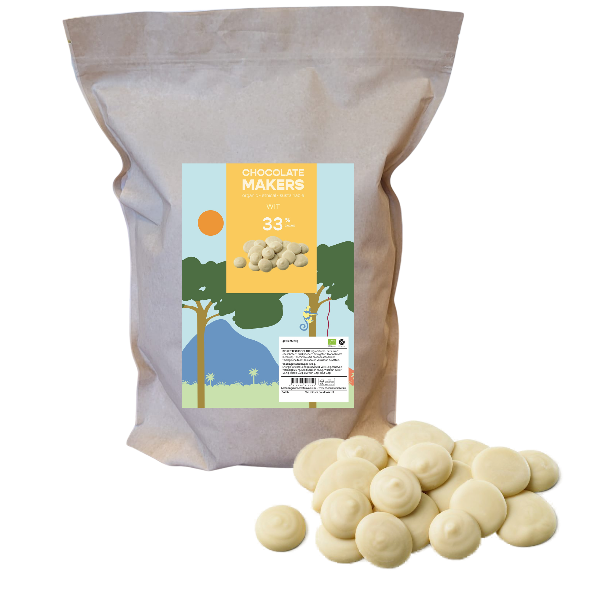 Bio Premium Couverture White 33% (2 kg)