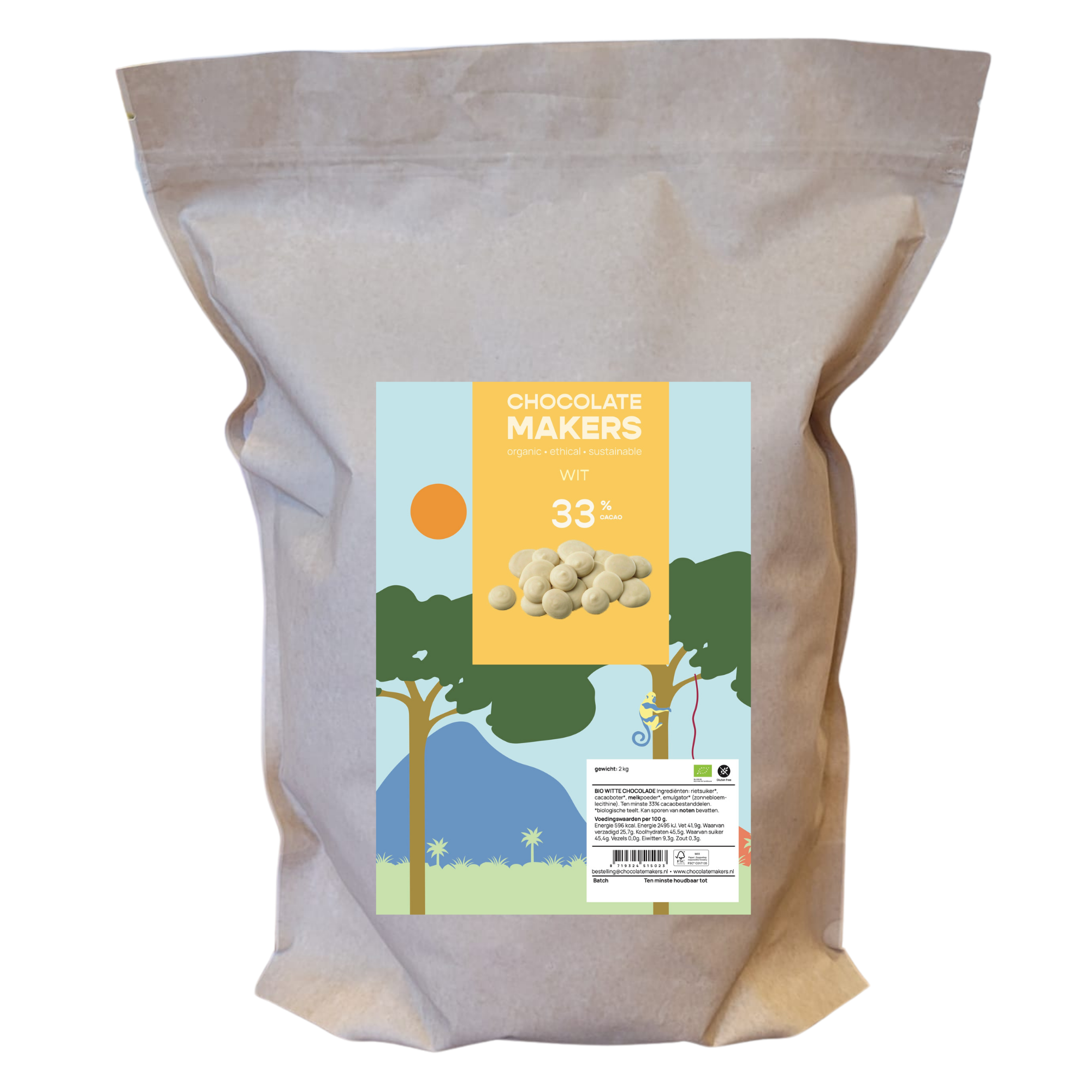 Bio Premium Couverture White 33% (2 kg)