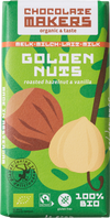 Golden Nuts Dark Milk - Roasted Hazelnut & Vanilla